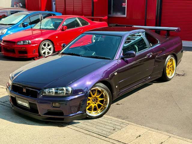 ■フロントビュー■●NISMOメーター＆スモークウインカー●LEDテール●HKS3層IC＆Fパイプ＆エアフィルター＆Vpro＆EVC●大型タワーバー●砲弾マフラー●RAYSホイール
