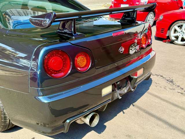 ■リアビュー■●NISMOメーター＆スモークウインカー●LEDテール●HKS3層IC＆Fパイプ＆エアフィルター＆Vpro＆EVC●大型タワーバー●砲弾マフラー●RAYSホイール