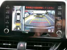 バックカメラと全周囲モニターが付いてます。