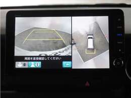 ◆全周囲カメラシステム◆運転席から見えにくい後方などをナビ画面で確認でき運転を支援するシステムです！