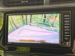 【バックカメラ】駐車時に後方がリアルタイム映像で確認できます。大型商業施設や立体駐車場での駐車時や、夜間のバック時に大活躍！運転スキルに関わらず、今や必須となった装備のひとつです！