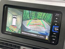 【パノラマモニター】専用のカメラにより、上から見下ろしたような視点で360度クルマの周囲を確認することができます☆縦列駐車や幅寄せ時に活躍してくれます♪