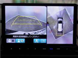 ◆全周囲カメラシステム◆運転席から見えにくい後方などをナビ画面で確認でき運転を支援するシステムです！