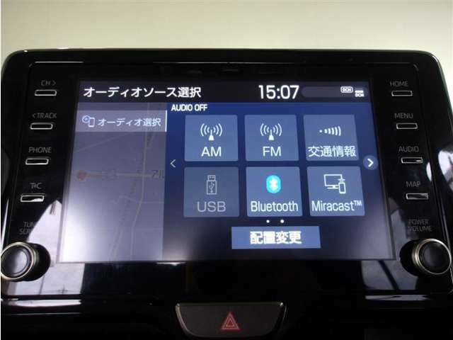 Bluetooth接続機能・スマートフォンなどからお気に入りの音楽を飛ばしてワイヤレス再生したり、ハンズフリー通話ができます。