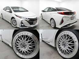 モデリスタフルエアロ・新品19インチAW・新品タイヤ・4眼LEDヘッドライト・LEDフォグランプ・LEDテールランプ付でエクステリアもドレスアップ済！キマってます！！