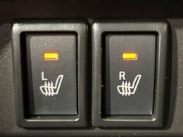 【シートヒーター】寒い日に重宝するシートヒーター！エアコンより早く温まってくれるので寒がりの人も安心ですね♪エアコンの温風は乾燥するから苦手、という方にもをおすすめです。