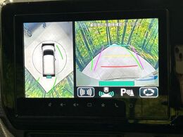 【全方位モニター用カメラ】専用のカメラにより、上から見下ろしたような視点で360度クルマの周囲を確認することができます☆死角部分も確認しやすく、狭い場所での切り返しや駐車もスムーズに行えます。