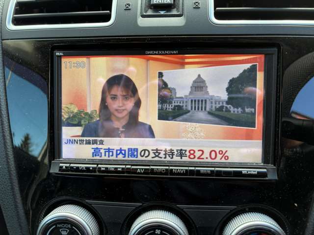 TV付きの車となっております。送迎時の待ち時間などとてもお役に立ちます。