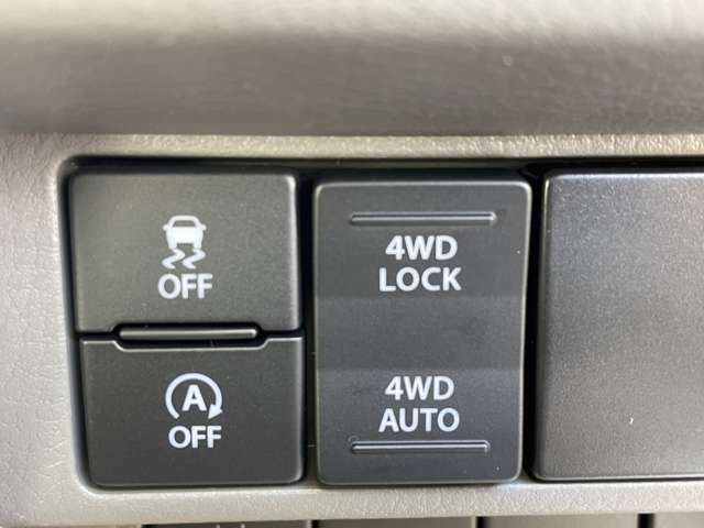 パートタイム4WDで必要に応じて駆動変更が可能！