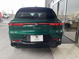 フロントに合わせた3連形のLEDライトを採用