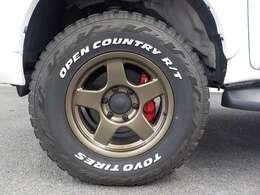 ☆ブラッドレー17インチホイールにTOYOオープンカントリー！