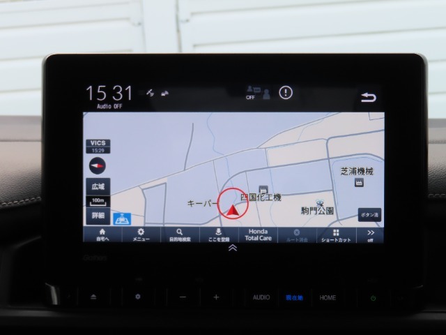 9インチコネクテッドナビ。画面も大きく画質もキレイです！