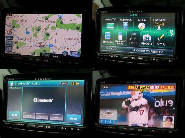 ■純正標準装備【Panasonic製HDDナビ】●Blutoothオーディオ＆ハンズフリー●地デジTV●ミュージックサーバ●DVD＆CD再生●USBポート●バックカメラ