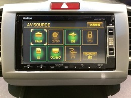 ナビゲーションはワンセグTV対応のGathers純正メモリーナビを搭載しています。