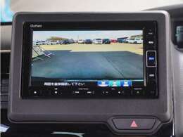 ◆バックカメラ◆リバースにするだけで映ります、後方の安全確認や、狭い駐車場での車庫入れ、雨の日や夜間など視界の悪い時に便利です！安全にバックする為には欠かせない装備です。