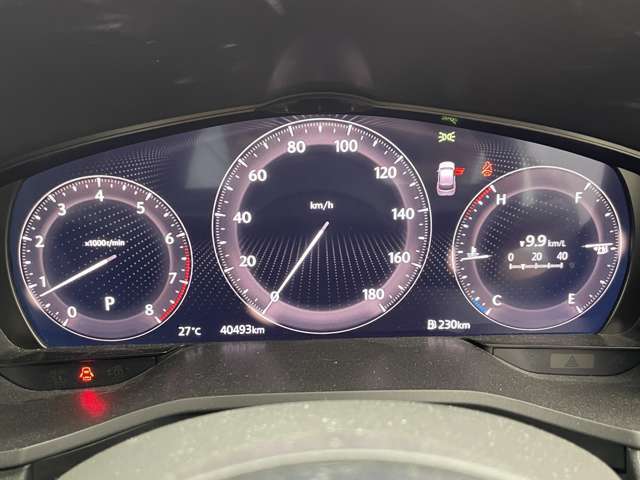 【スピードメーター】メーターがシンプルで見やすく運転しやすいですね！