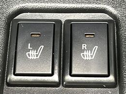 【シートヒーター】寒い日に重宝するシートヒーター！エアコンより早く温まってくれるので寒がりの人も安心ですね♪エアコンの温風は乾燥するから苦手、という方にもをおすすめです。