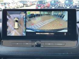 ◆アラウンドビューモニター◆4つのカメラで真上からクルマを見たようにモニターで確認ができる日産自慢の装備です！周囲の安全確認、障害物も目視で確認できるので駐車のしやすさだけでなく事故防止になります！