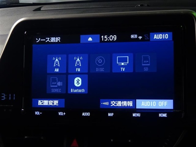 フルセグTV・CD・DVD再生機能・Bluetoothも対応でオーディオ機能充実♪