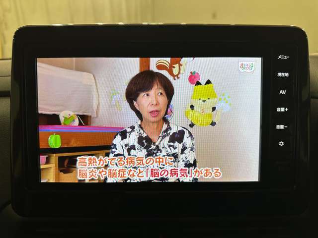 フルセグ視聴可能です。