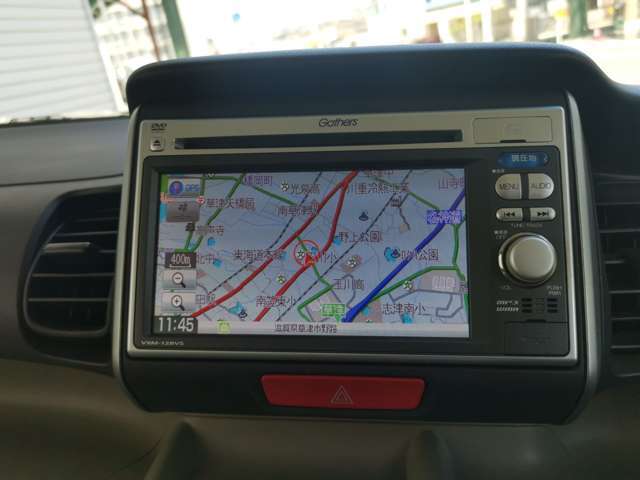 ナビ付きで初めての道も迷わず安心！地図更新もご相談ください。