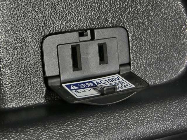 100V電源も使えます