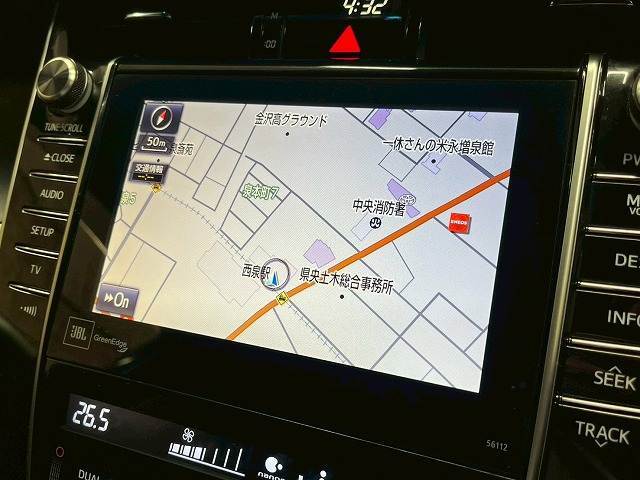 【純正メーカーナビ】装備でフルセグTV視聴やBluetooth等充実装備。