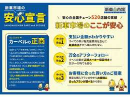 新車市場では、安心・安全・さらにお買い得にご商談していただけるよう努めております