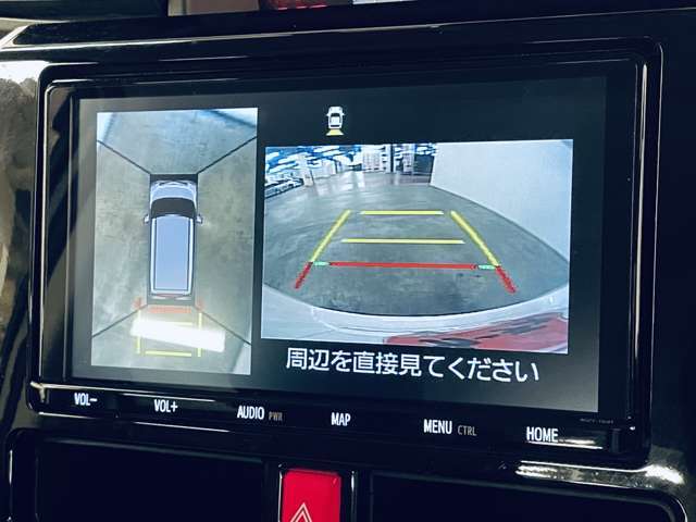 「パノラミックビューモニター」　まるで鳥の目線！？後ろだけでなく360°の様子が確認できます！