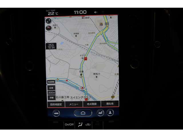 【メモリーナビ】遠方へのドライブも安心ですね！　フルセグ/Bluetooth/USB/AUX/フロント・左サイド・バックカメラ
