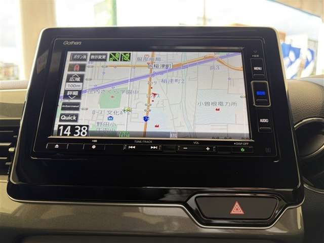 【ナビゲーション付き】はじめての場所でもナビがあるので安心して運転ができます！