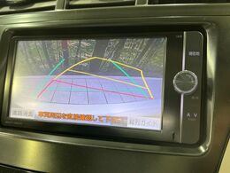 【バックカメラ】駐車時に後方がリアルタイム映像で確認できます。大型商業施設や立体駐車場での駐車時や、夜間のバック時に大活躍！運転スキルに関わらず、今や必須となった装備のひとつです！