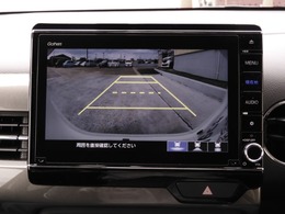 ◆バックカメラ◆リバースにするだけで映ります、後方の安全確認や、狭い駐車場での車庫入れ、雨の日や夜間など視界の悪い時に便利です！安全にバックする為には欠かせない装備です。