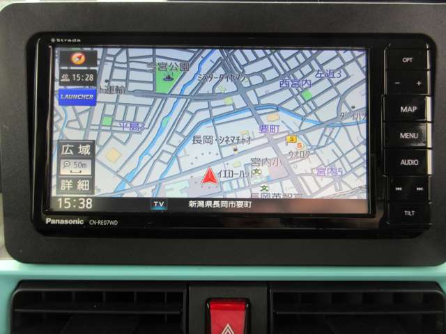 地デジメモリーナビ（CD・DVD再生、CD録音、フルセグTV、Bluetooth機能付）