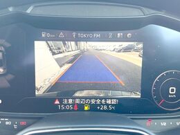 ●ガイドライン付きバックカメラ：不安な駐車もこれで安心！ガイドライン付きなので狭い箇所での駐車もラクラクです！