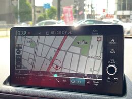 【9インチ　ホンダコネクトディスプレイ】視認性の高い大画面ディスプレイでナビの使用や、お持ちのスマートフォンと連携したbluetoothでの音楽再生が可能です♪
