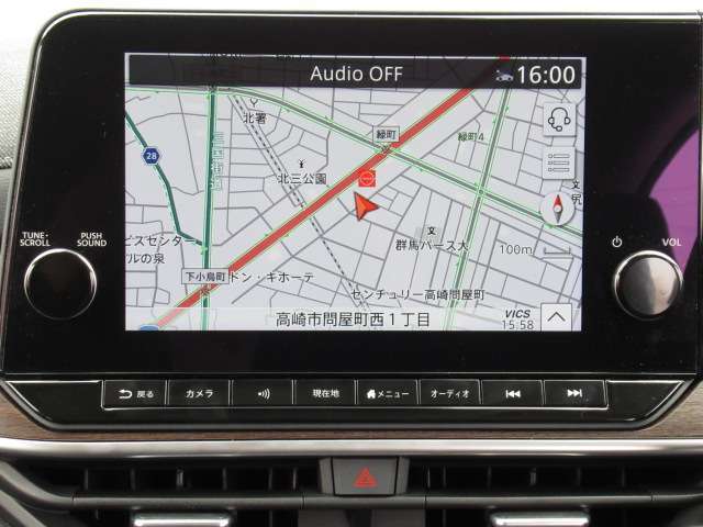 Nissan connect ナビゲーションシステム（9インチワイドディスプレイ、ハンズフリーフォン、Bluetooth対応、Apple CarPlay・AndroidAuto連携機能、iPod対応）NissanConnectサービスには別途申込が必要です。