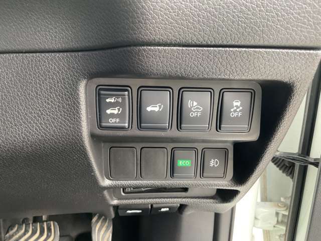 運転席スイッチ部