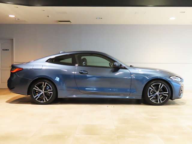滑らかなルーフラインがクーペ的な流麗さを演出。BMWの持つスポーティーさも加味されたシルエット