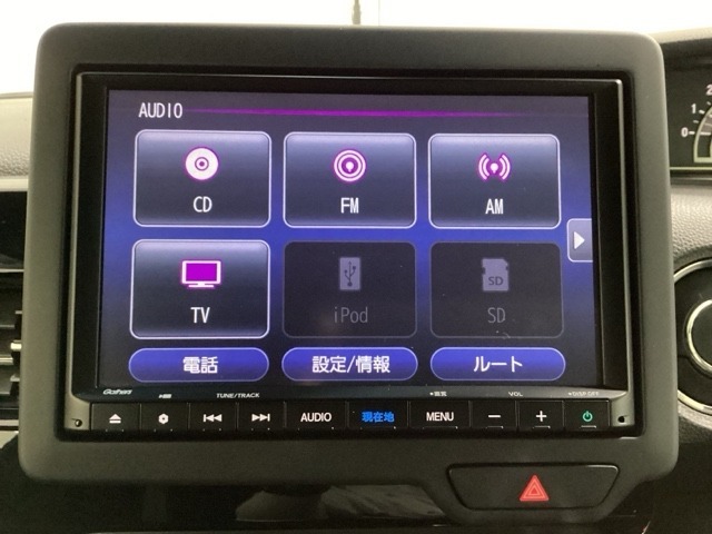 ナビ機能だけではありません、フルセグTVを視聴可能等、オーディオ機能も充実しています。