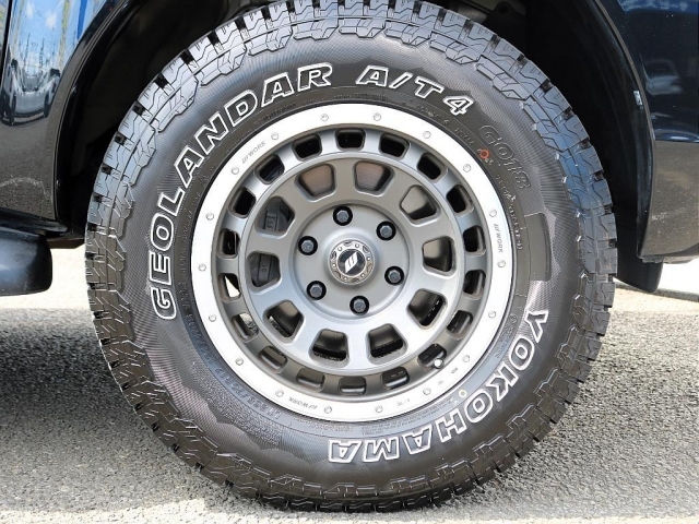 WORK17インチAWにYOKOHAMAジオランダー265ATタイヤが装着済！
