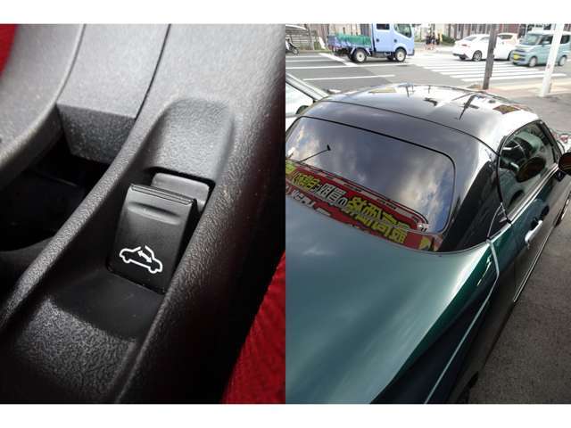 電動開閉式ルーフアクティブトップスイッチ！