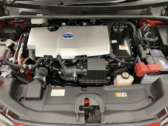 エンジンルームもピカピカ洗浄済み。