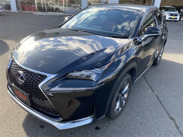 レクサス　NX　300h　Fスポーツ　4WD/シートヒーター＆ベンチレーション/赤黒コンビレザーメモリーパワーシート/パワーバックドア/ナビゲーション/バックモニター/ハンドルヒーター/サイドカメラ