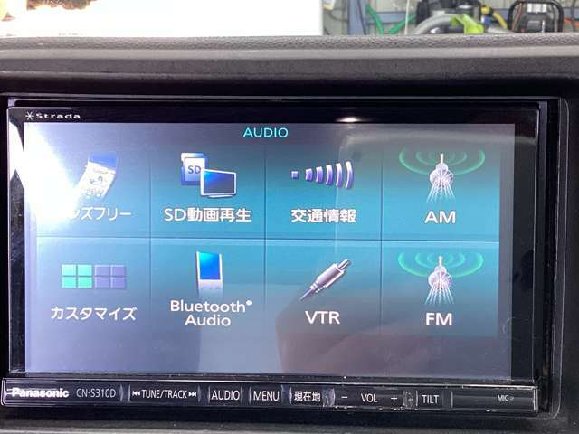 地デジ（フルセグ）　　　　　Bluetoothオーディオ