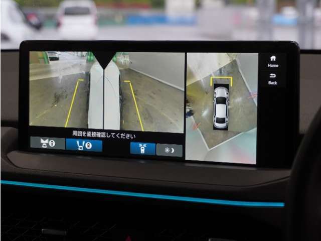 ◆全周囲カメラシステム◆運転席から見えにくい後方などをナビ画面で確認でき運転を支援するシステムです！