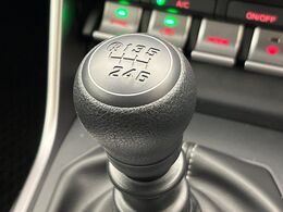 【フロア6速MT】走りの6速MT！！スポーティーな走行をお楽しみいただけます♪