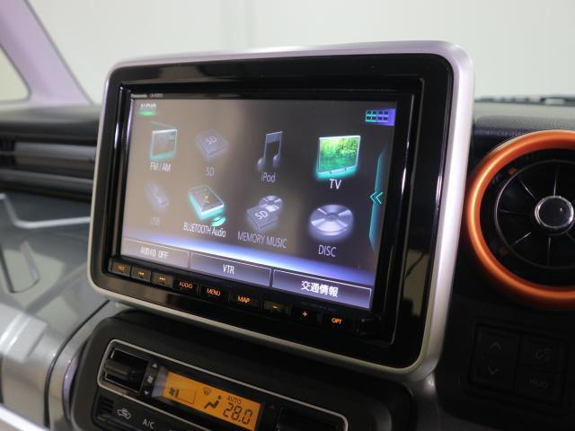 お出かけの強い味方☆フルセグナビ搭載！　AV機能：AM/FMラジオ・TV・CD・DVD・Bluetooth・MSV・SD・USB