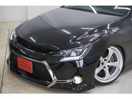 マークXのスポーティさのあるG’sバンパーで製作しております！！