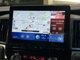 【純正10.1型メーカーナビ】装備でフルセグTV視聴やCD・DVD再生、Bluetooth等充実装備。